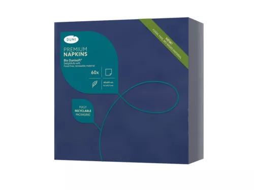 Duni-Soft Bio Szalvéta 40x40 cm 60 szál/cs Sötétkék