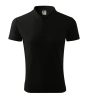 Malfini Galléros pamut pólóing, fekete, 2XL