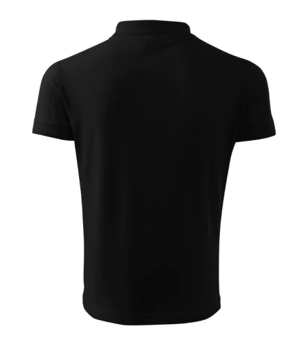 Malfini Galléros pamut pólóing, fekete, 2XL