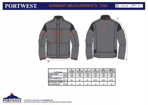 Portwest Tagus munkakabát XL-es