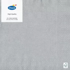   Duni Szalvéta 3 rétegű 33x33 cm 20 szál/cs (Gránit Szürke) Granit Grey