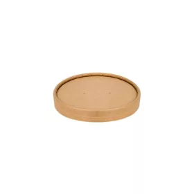 Green kraft tető Ø115 mm papír leveses tálhoz 25 db/cs