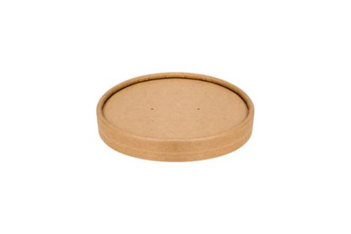 Green kraft tető Ø115 mm papír leveses tálhoz 25 db/cs