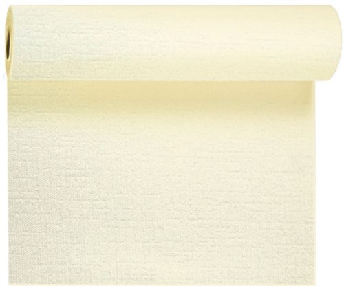 Duni Evolin TETE A TET Asztalifutó, 0,41x24 m Cream