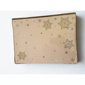   Duni Terítékalátét 30x40 cm 100 szál/csomag Glittering Stars Cream