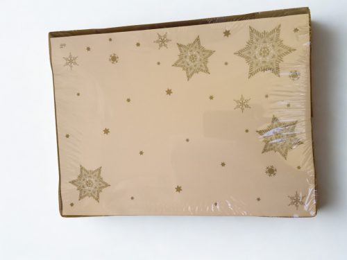 Duni Terítékalátét 30x40 cm 100 szál/csomag Glittering Stars Cream