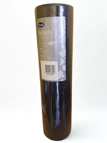 Duni Asztalifutó, 0,41x24 m SENSEA Black Sparkling