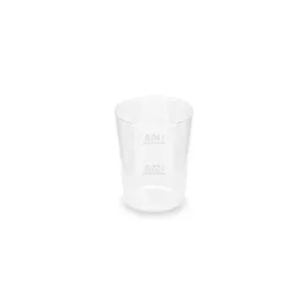 Snapszos pohár 2/4 cl (PS) áttetsző műanyag 50 db/cs