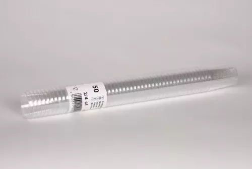 Snapszos pohár 2/4 cl (PS) áttetsző műanyag 50 db/cs