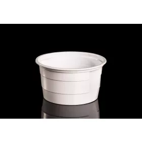 Gulyástál 750 ml alj + tető (PP) fehér 50 db/cs
