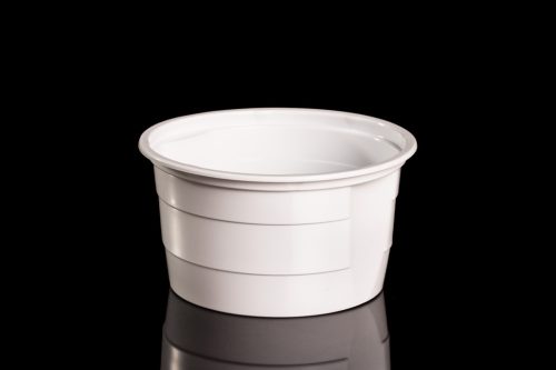 Gulyástál 750 ml alj + tető (PP) fehér 50 db/cs