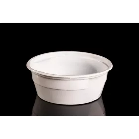 Gulyástál 500 ml alj + tető (PP) fehér 50 db/cs