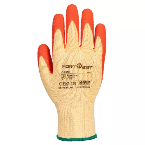 Portwest Mártott latex kesztyű (kisker csomagolás)