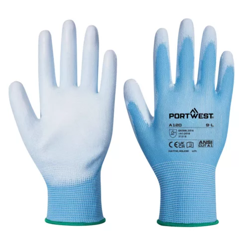 Portwest Nylon védőkesztyű PU tenyérmártott