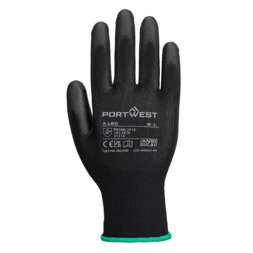 Portwest Nylon védőkesztyű PU tenyérmártott
