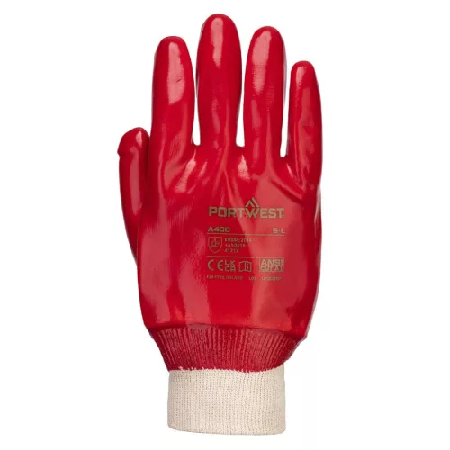Portwest Csuklóig mártott PVC kesztyű