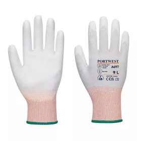 Portwest LR13 ESD PU tenyérmártott kesztyű (12 pár)