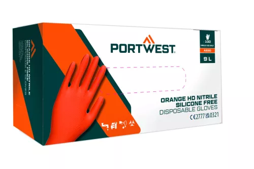 Portwest Orange HD egyszerhasználatos kesztyű (100 db)