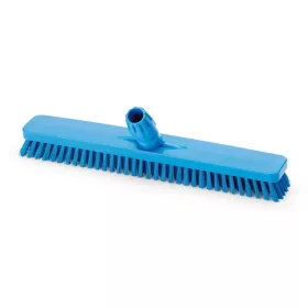   Igeax élelmiszeripari padlósúrolókefe 45cm széles kék, 0,5mm közepes sörtével