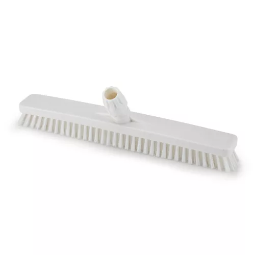 Igeax élelmiszeripari padlósúrolókefe 45cm széles fehér, 0,5mm közepes sörtével