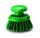 Igeax élelmiszeripari ergonómikus kézi súroló kefe kerek zöld, 0,5mm közepes sörtével