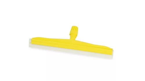 Igeax élelmiszeripari gumis padlólehúzó, univerzális nyélcsatlakozással, 45 cm sárga