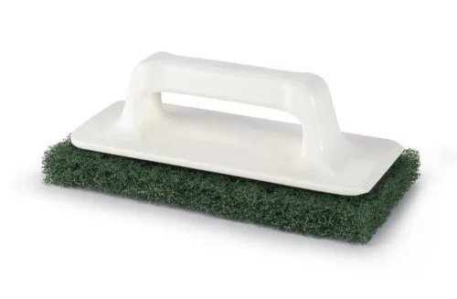 Igeax élelmiszeripari súroló pad kézi tartóval zöld