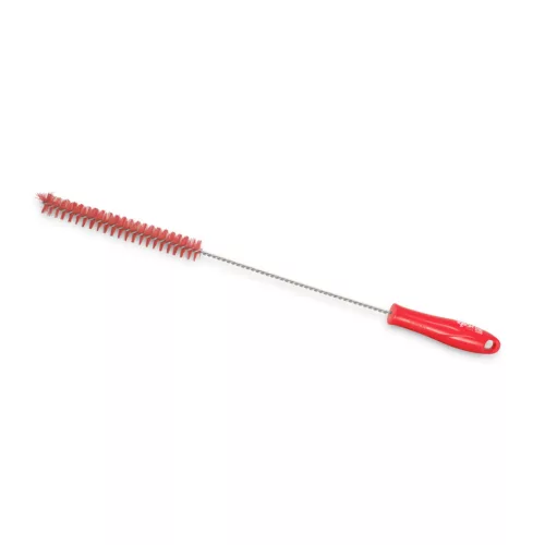 Igeax élelmiszeripari kémcső-, és üvegtisztító kefe, átmérő 20mm, hossz 50cm, piros