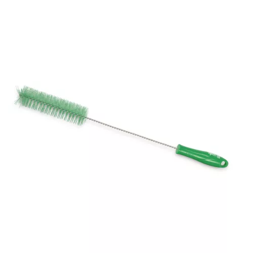 Igeax élelmiszeripari kémcső-, és üvegtisztító kefe, átmérő 40mm, hossz 50cm, zöld