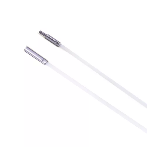 Igeax élelmiszeripari kémcső-, és üvegtisztító flexibilis menetes hosszabbító szár, 85cm, fehér üvegszál
