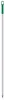 Igeax élelmiszeripari aluminium nyél menetes 150cm-es 25 mm átmérőjű, zöld