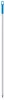 Igeax élelmiszeripari aluminium nyél menetes 130cm-es 25 mm átmérőjű, kék 