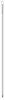 Igeax élelmiszeripari aluminium nyél menetes 130cm-es 25 mm átmérőjű, fehér