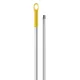 Igeax élelmiszeripari aluminium nyél menetes 130cm-es 25 mm átmérőjű, sárga