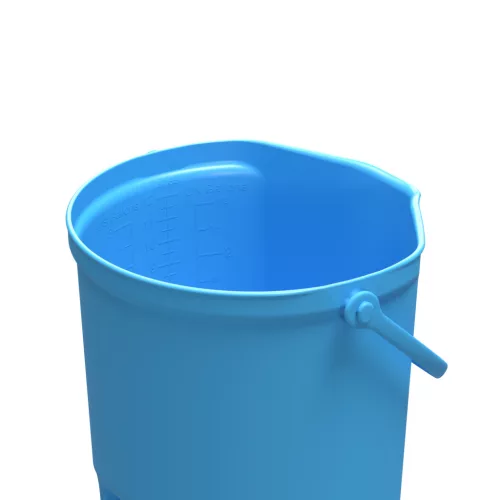 Igeax élelmiszeripari vödör 12L, skálázott, kék