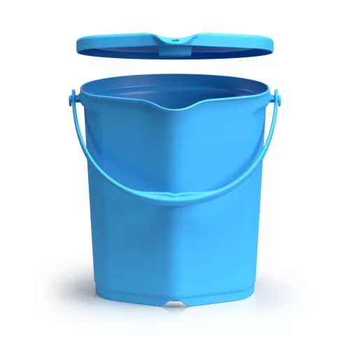 Igeax élelmiszeripari vödör 12L, skálázott, kék