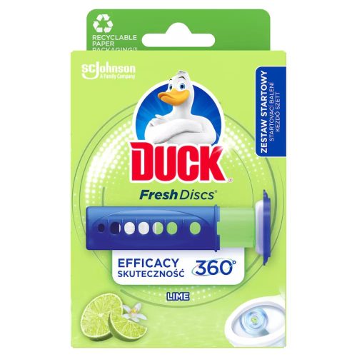 Duck® Fresh Discs zselés WC-öblítő korong 36 ml Lime