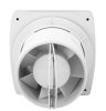 Commel elszívó ventilátor 100 mm, időzítővel, záró lamellával, golyóscsapágyas fekete 12 W, 95 m³/h , 34 dB
