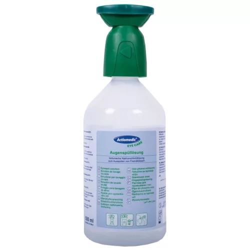 Actiomedic EYE CARE elsősegély szemkimosó 0.9%-os nátrium-klorid oldattal, 500 ml