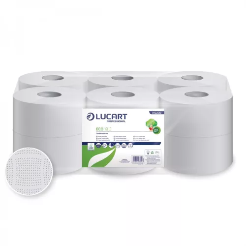 Lucart Eco 19 J Mini toalettpapír 2 réteg recy 120m 12tekercs/csomag