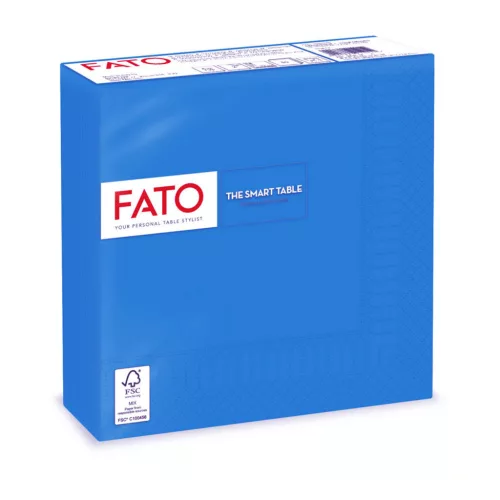 Fato Szalvéta 33x33cm kék 2 rétegű 50 lap/csomag 