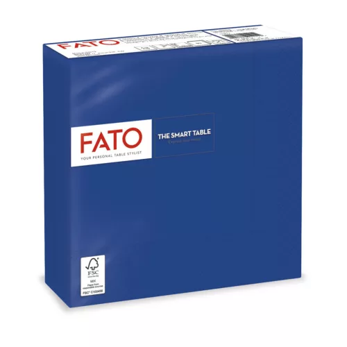 Fato Szalvéta 33x33cm sötétkék 2 rétegű 50 lap/csomag 