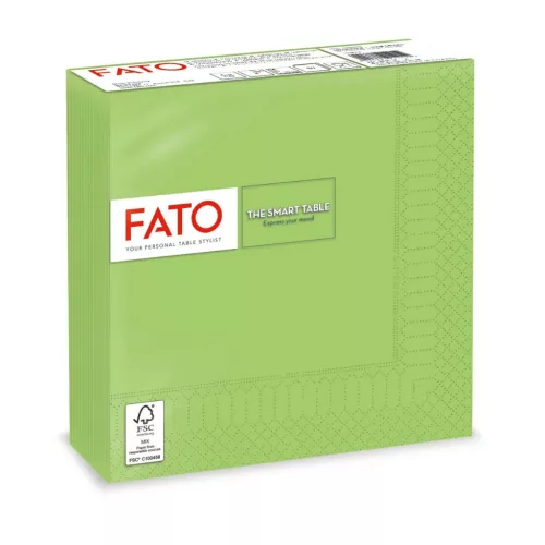 Fato Szalvéta 33x33cm almazöld 2 rétegű 50 lap/csomag 