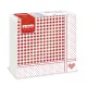 Fato Sztár szalvéta Shabby Red 2 rétegű 38x38cm 40szál/csomag  