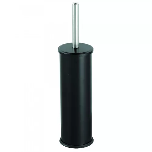 Galvanizált acél Wc kefe tartóval, fekete, padlón álló