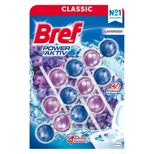 Bref Power Aktív Wc Lavender 3x50g