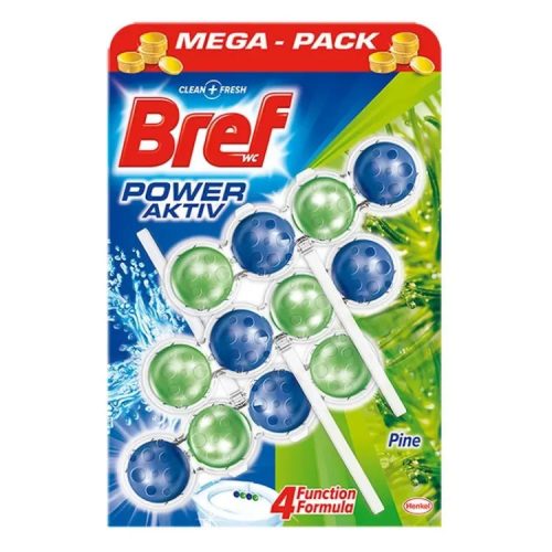 Bref Power Aktív Wc Pine 3x50g