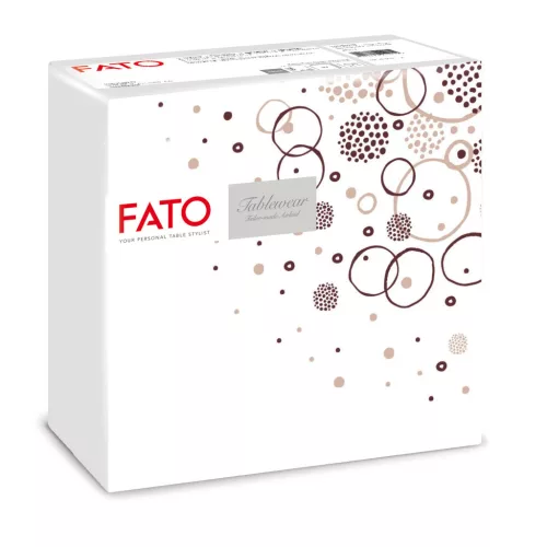 Fato Airlaid szalvéta 40x40cm Fireworks Cioccolata 50 lapos