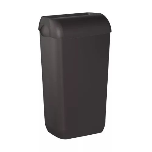 Mar Plast falra is szerelhető szemetes fedéllel 23 L fekete