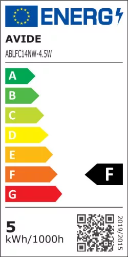 Avide LED Filament Candle 4.5W E14 NW 4000K